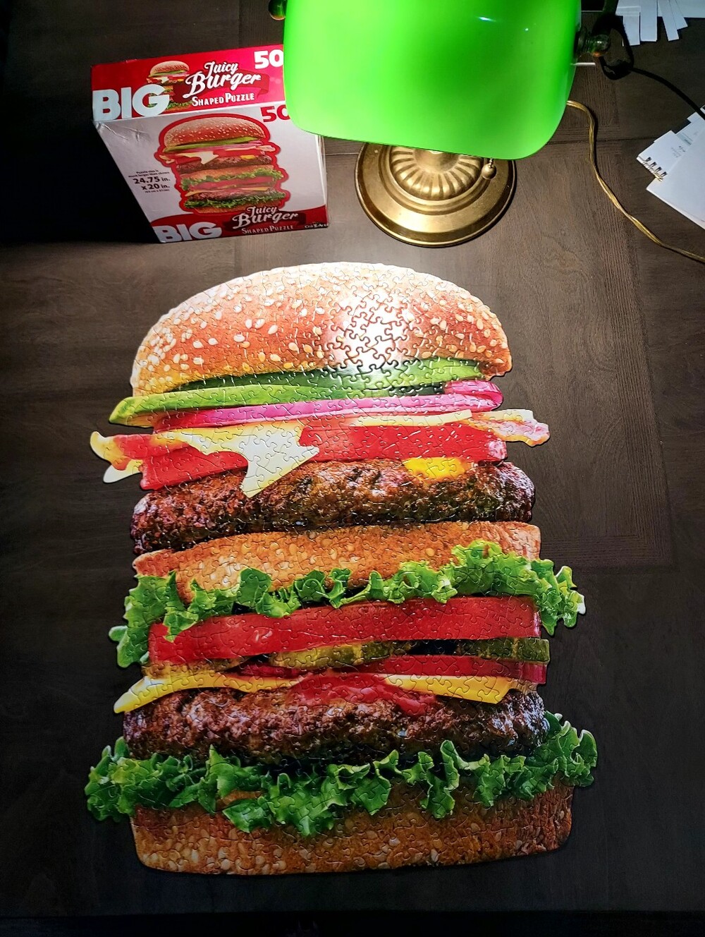 Big Juicy Burger 500 Piece Puzzle